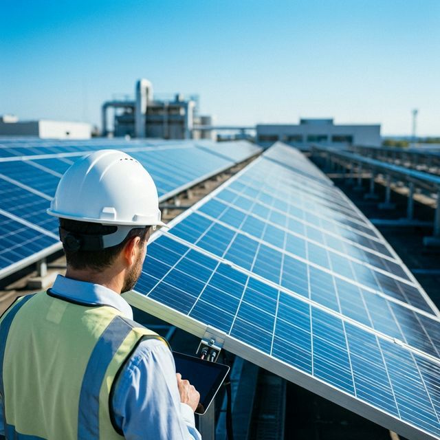 Sistemas de Energía Solar Industrial y Respaldo UPS - Ccurity